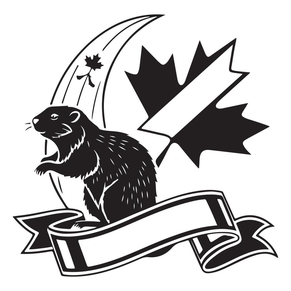 Best Canada Day Silhouette Icon Collection vector