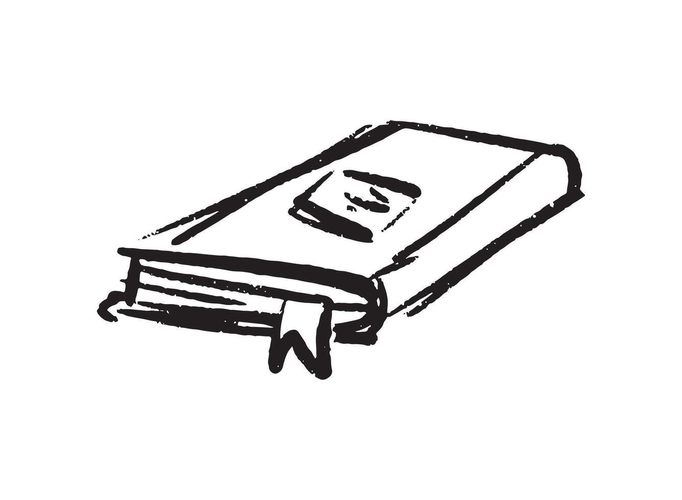 Illustration of an Books University Handdrawn vector