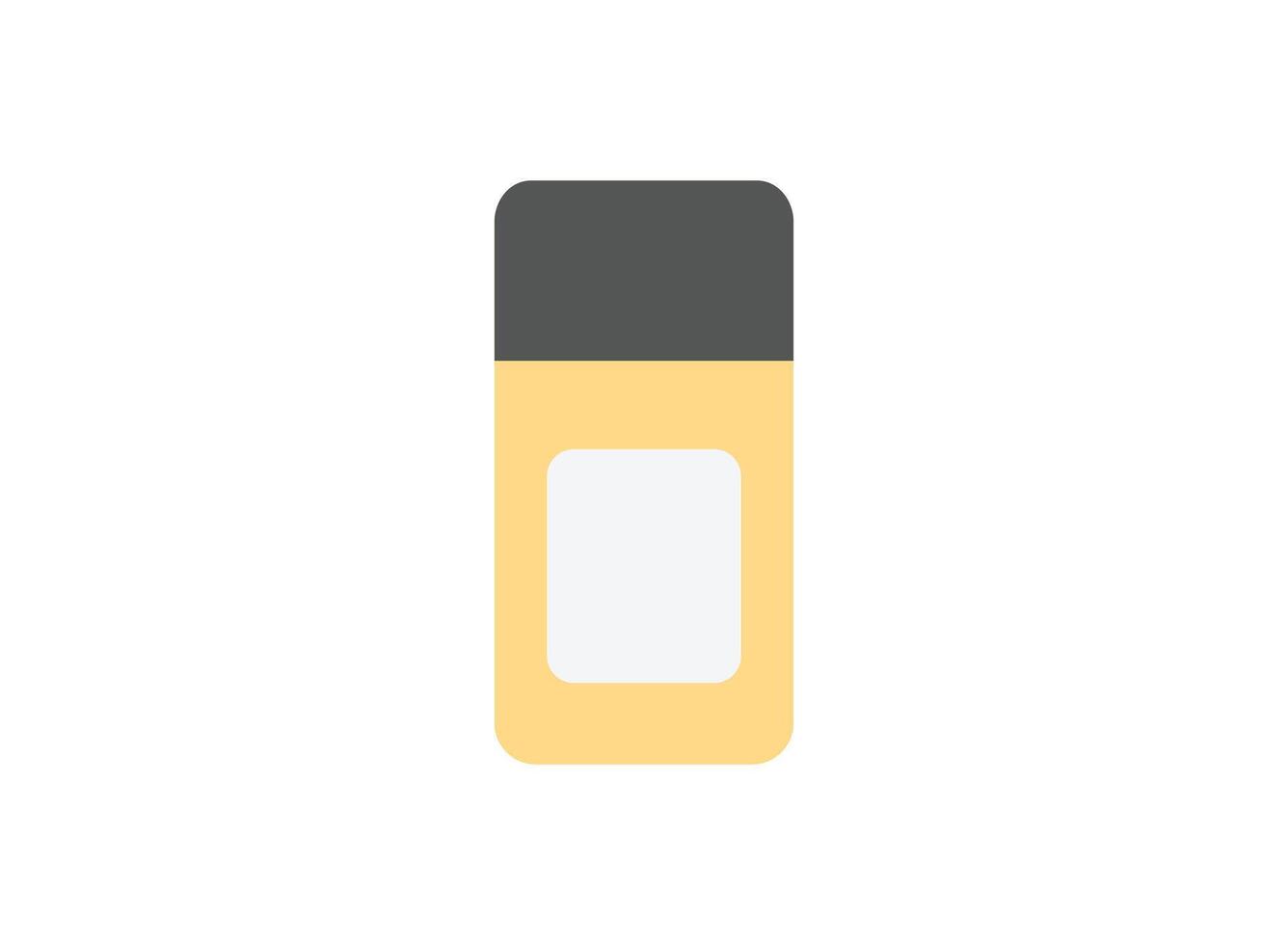 Illustration of an Hygiene Deodorant Flat Icon vector