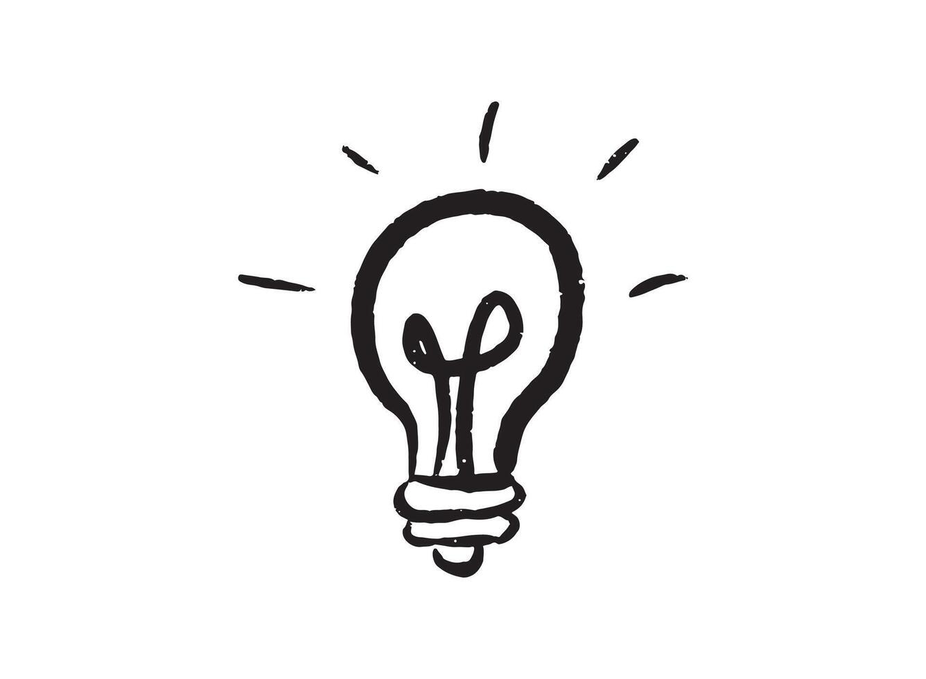 Illustration of an Idea University Handdrawn vector
