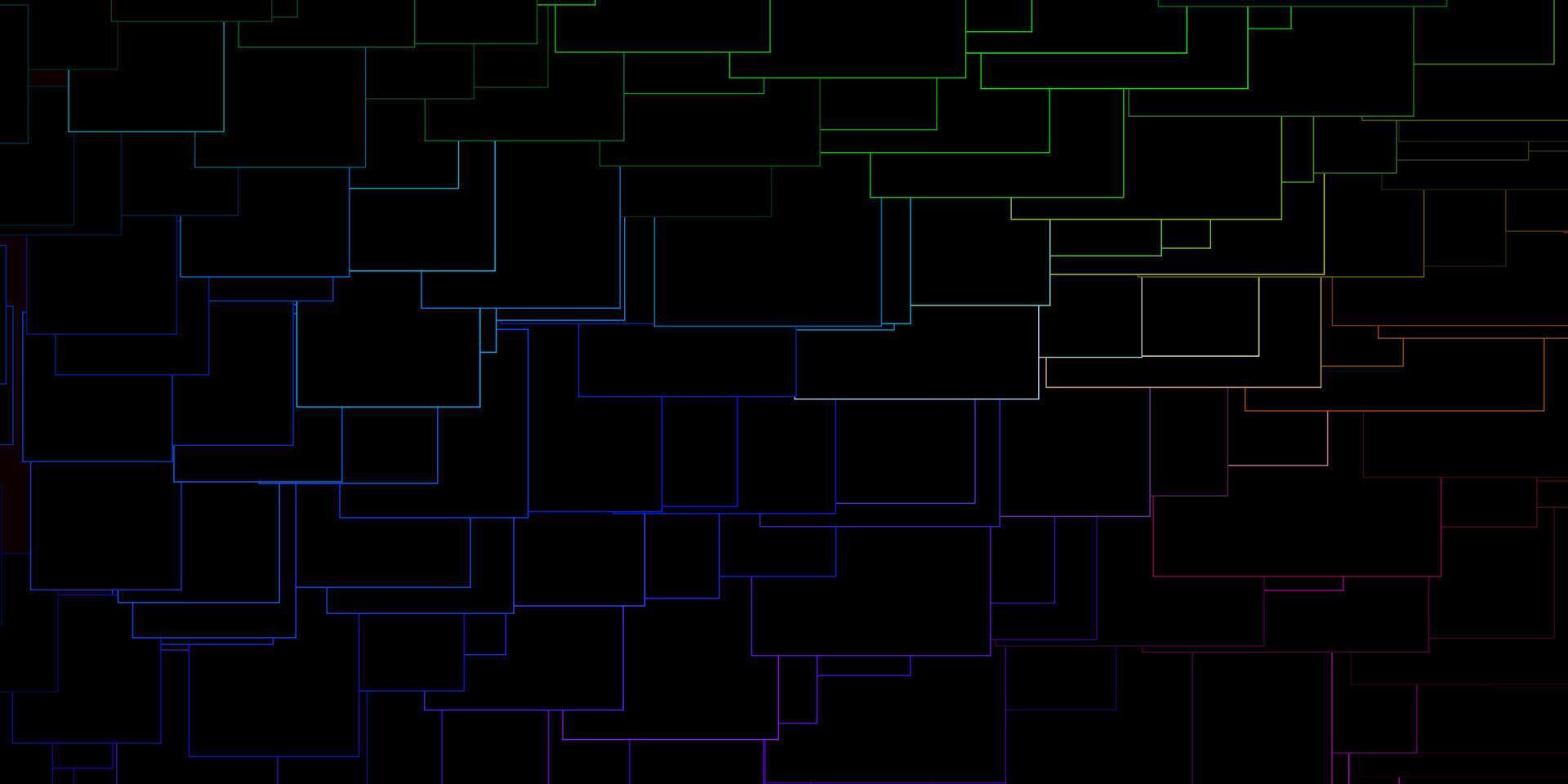 Dark Multicolor pattern in square style. vector