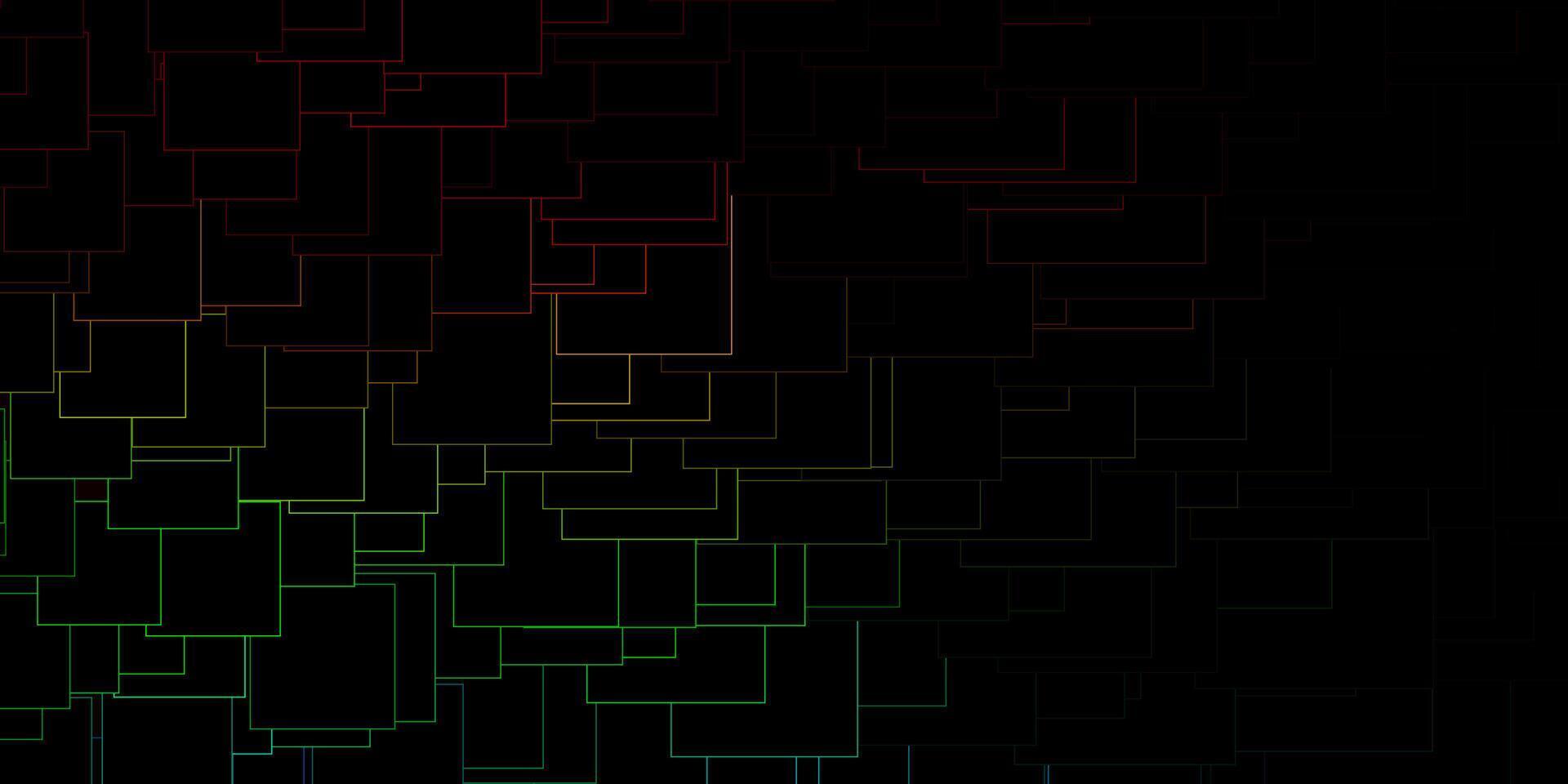 Dark Multicolor layout with lines, rectangles. vector