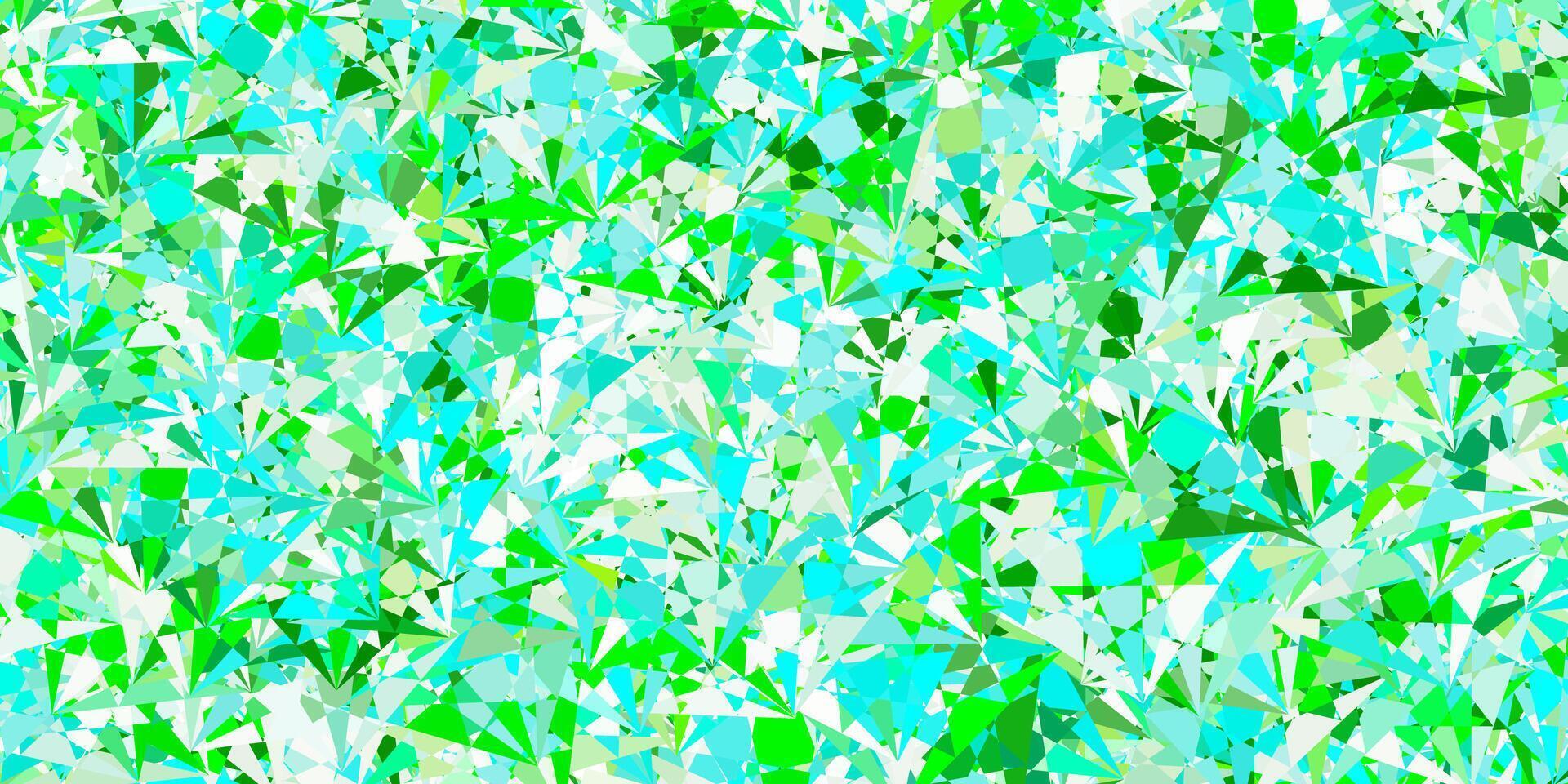 Light Blue, Yellow background with triangles. vector