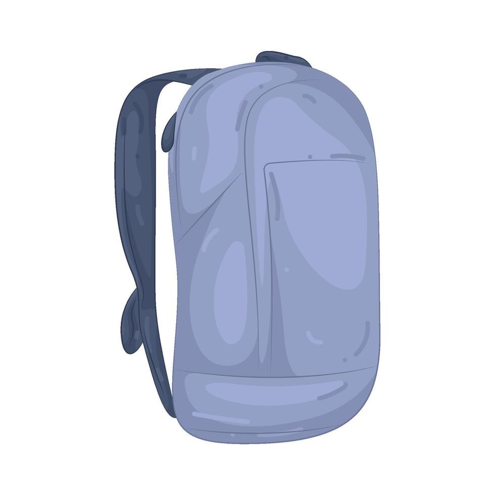 Illustration of Backpack bag vector