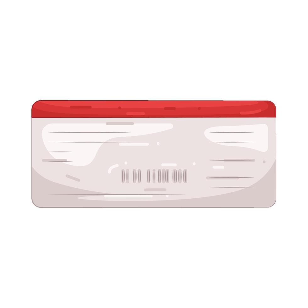 Boarding pass Illustration vector