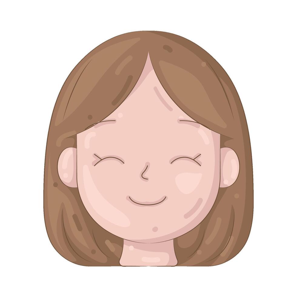 Illustration of Smiling Face vector