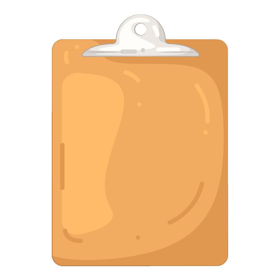 Illustration of Empty Clipboard vector