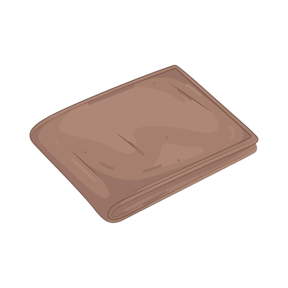 Brown Wallet Illustration vector