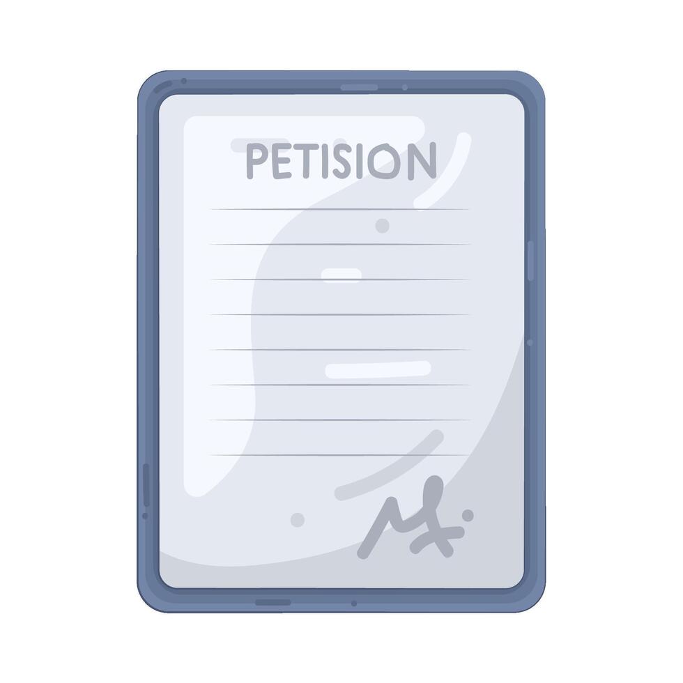 Illustration of Petition vector