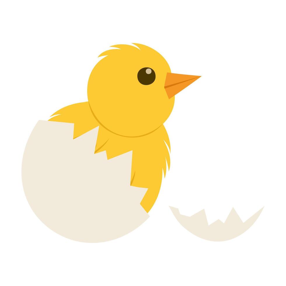 Cute Animals and Decoration for Happy Easter Celebration. vector