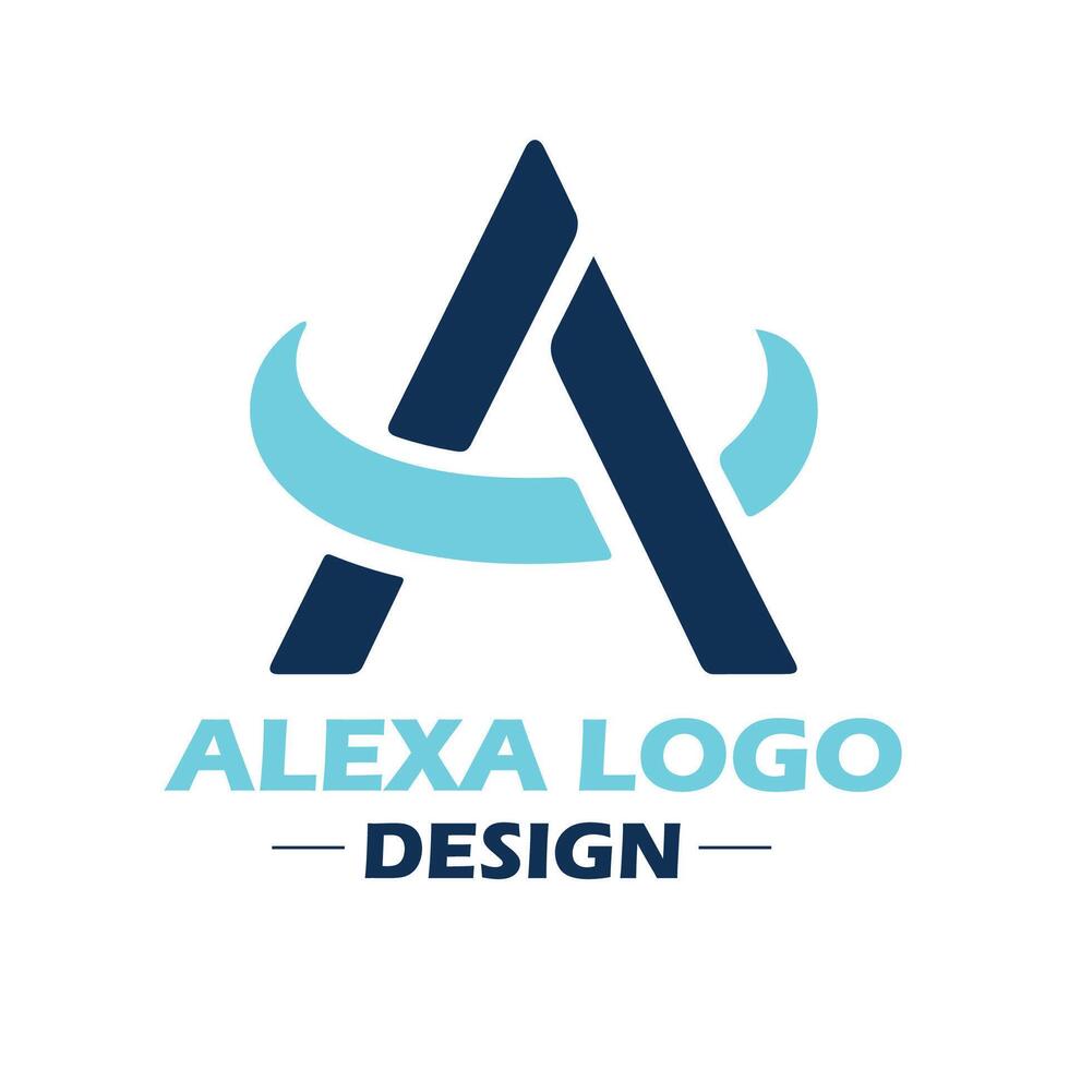 A latter logo design and business templates vector