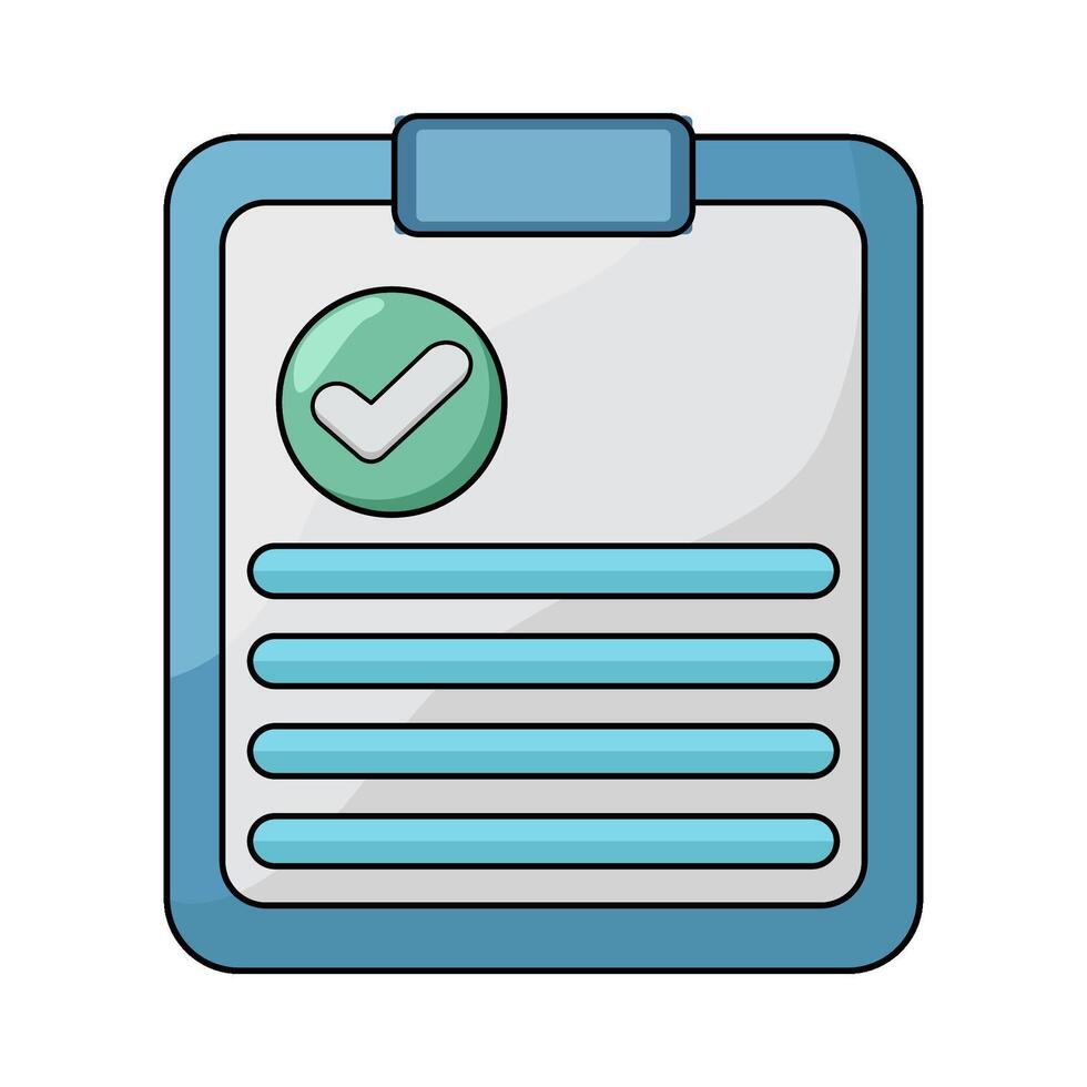 illustration of Task checklist vector