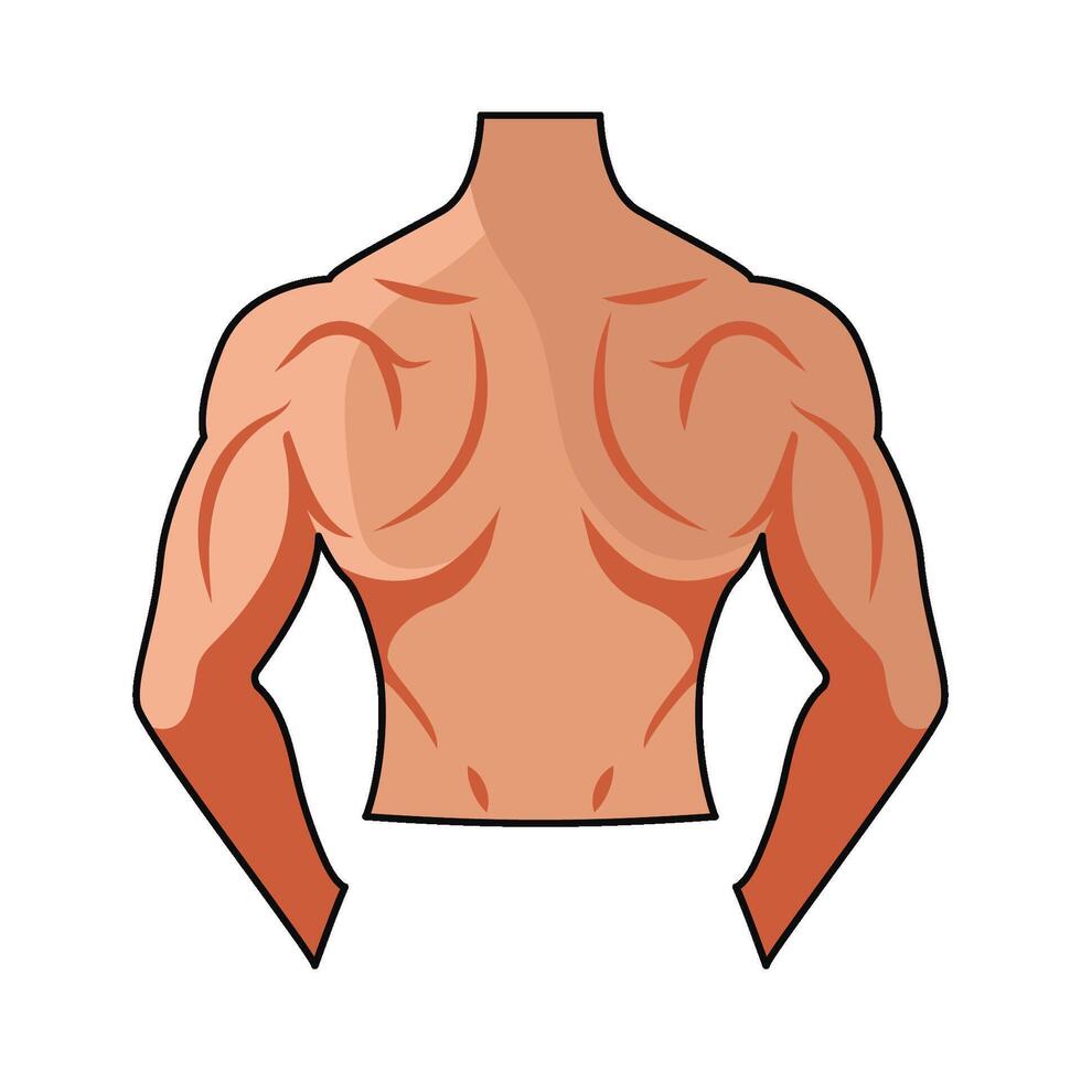 illustration of Back vector