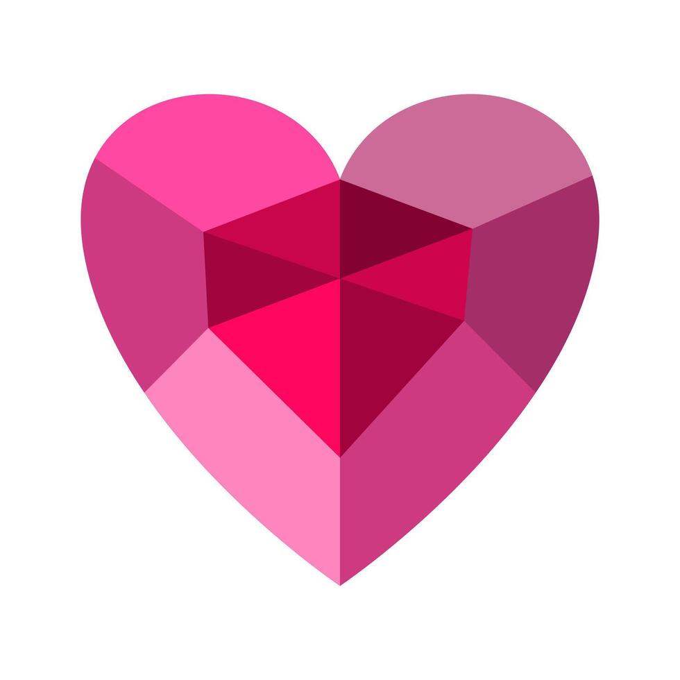 Heart Gem Illustration vector