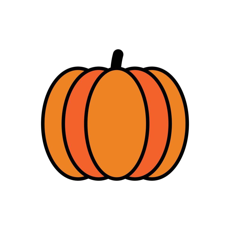 Simple Pumpkin Illustration vector