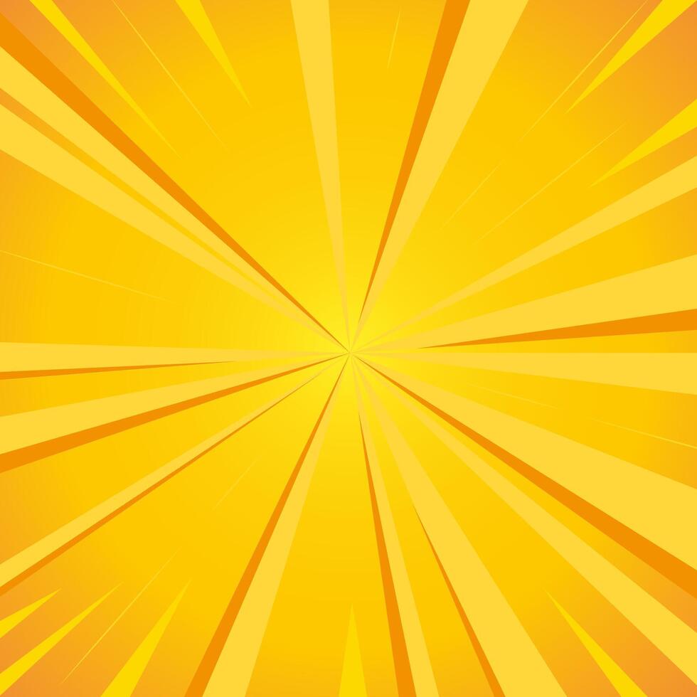 Yellow pop art comic background vector