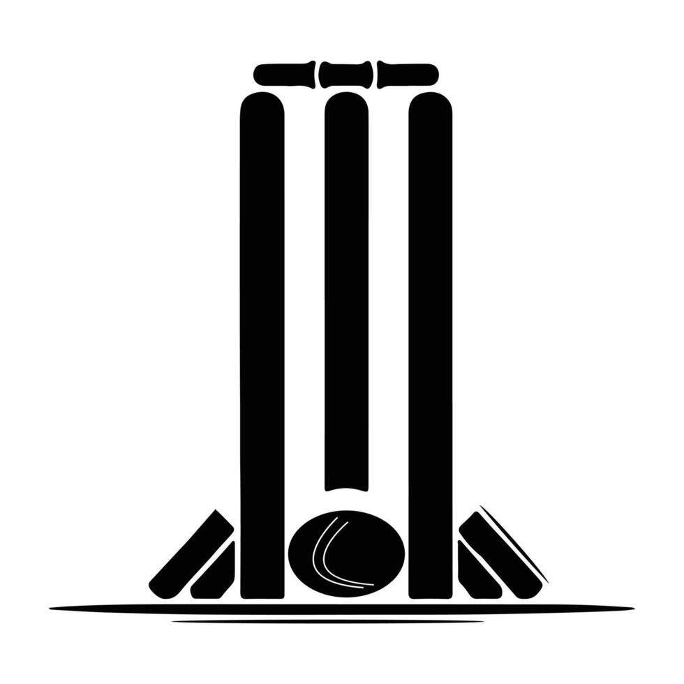 Cricket Essentials The Gear That Shapes the Game vector