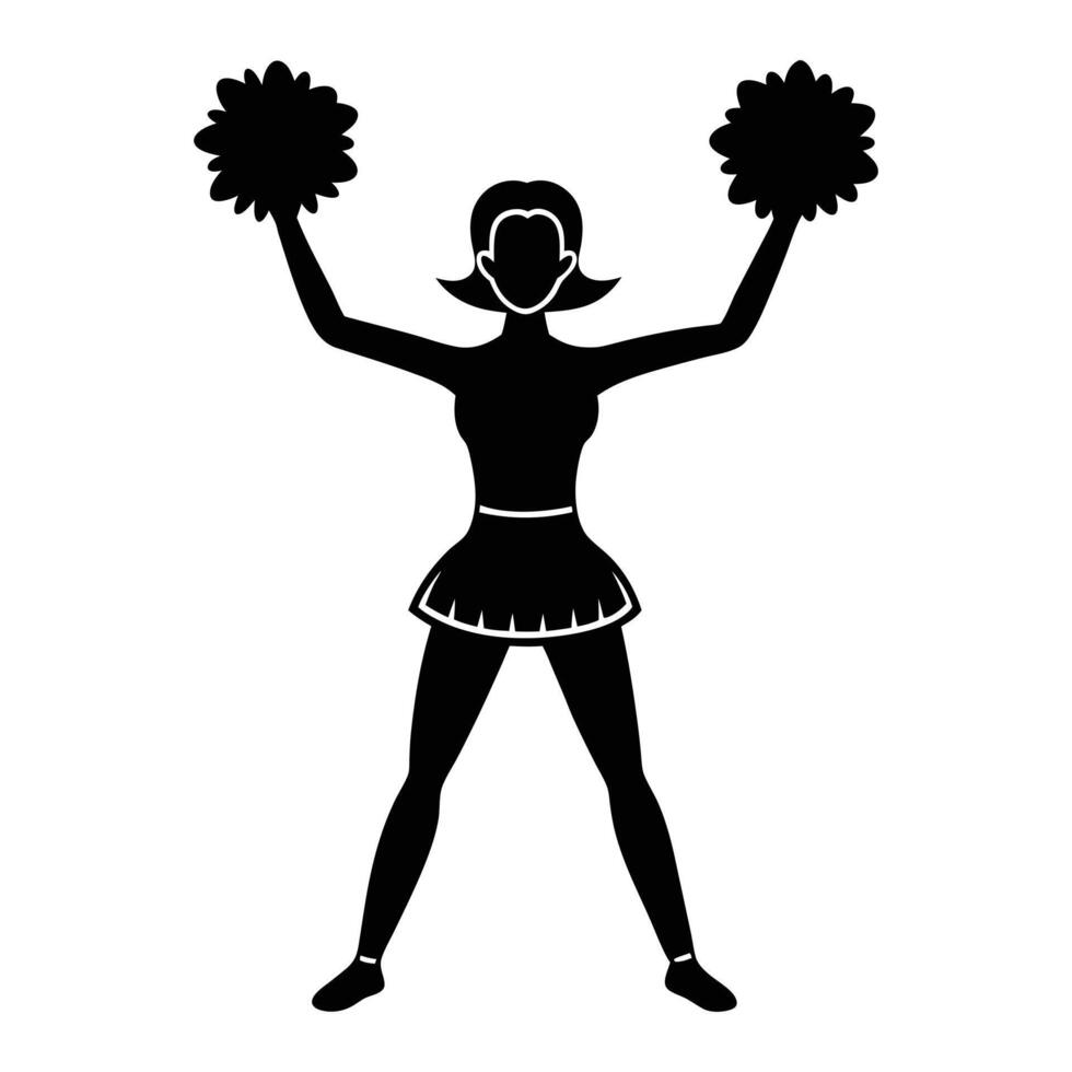 Dazzling Moves The Cheerleaders Performance vector