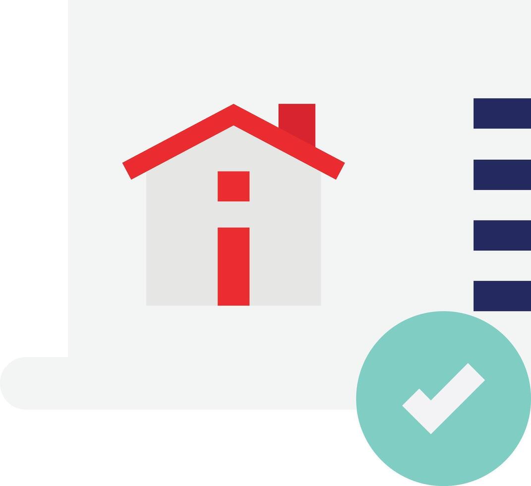 Blueprint Quality Plan Architecture vector