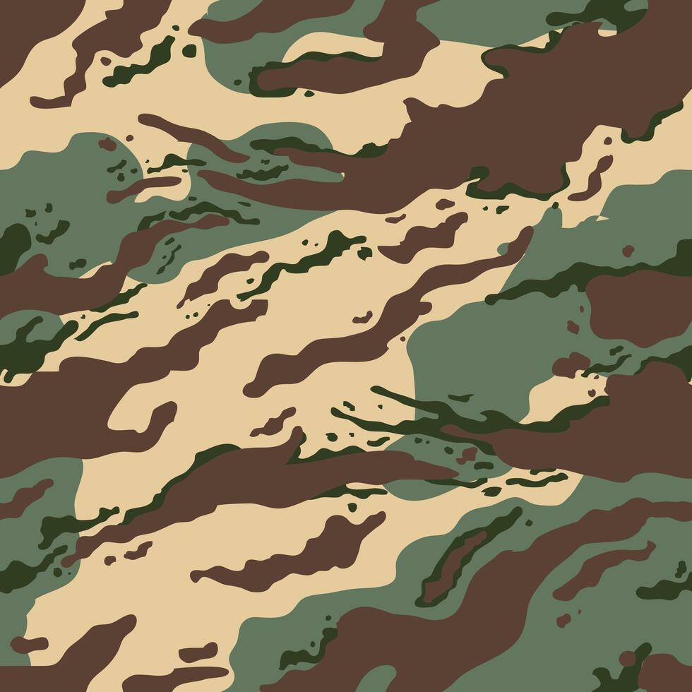 Woodland camouflage seamless tileable military pattern vector