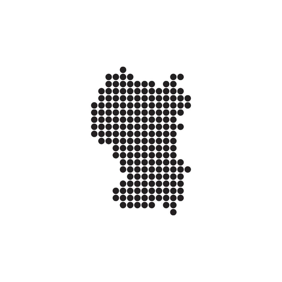 Kuala Lumpur Map symbol Icons vector