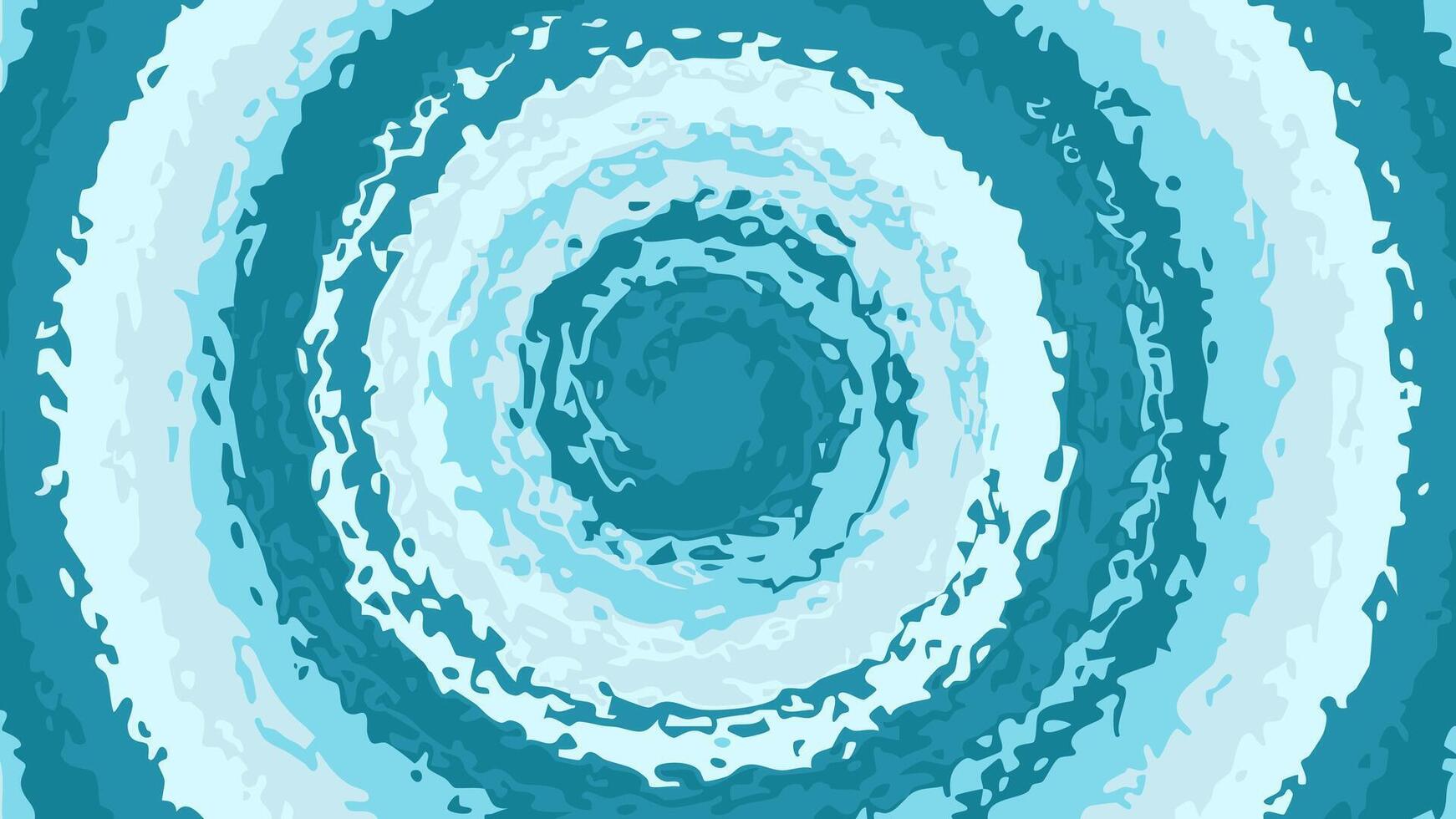 Abstract background features a mesmerizing swirl pattern in cool blue tones, creating a captivating visual effect. The swirling effect creates a sense of motion and depth. vector