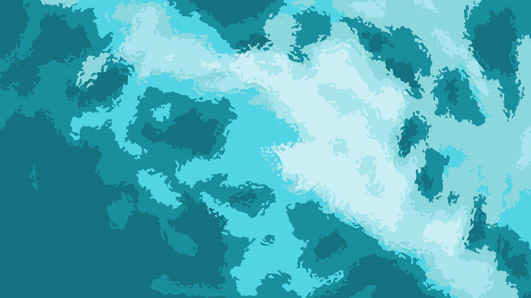 Abstract fluid background with a captivating blend of teal, light blue, and white hues. offering a dynamic and modern aesthetic also evokes a sense of calm and tranquility. vector