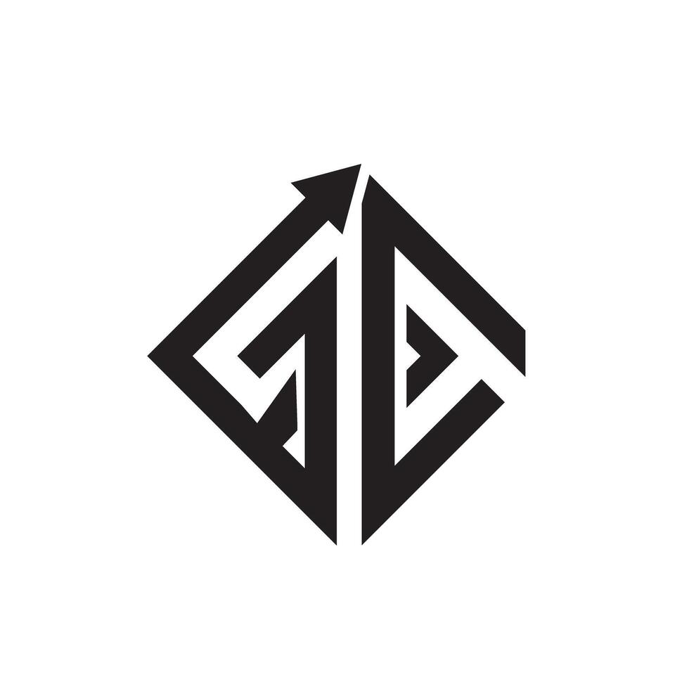 EE Letter Logo Mastering the Art of Letter Logo Design vector