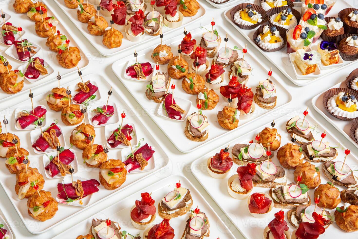 delivery tasty food at the special events photo