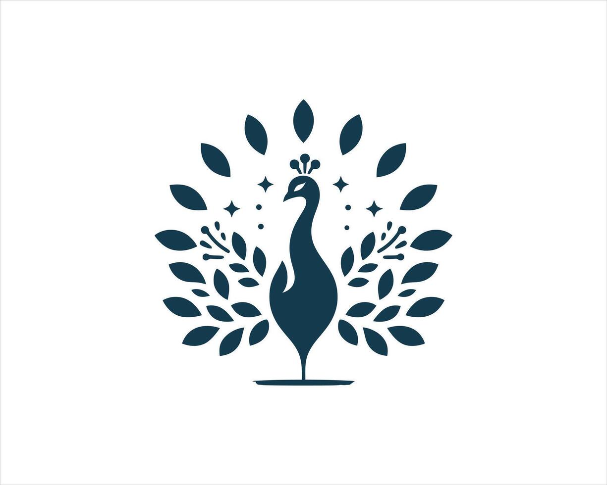 Peacock Symbol Logo Design Template vector