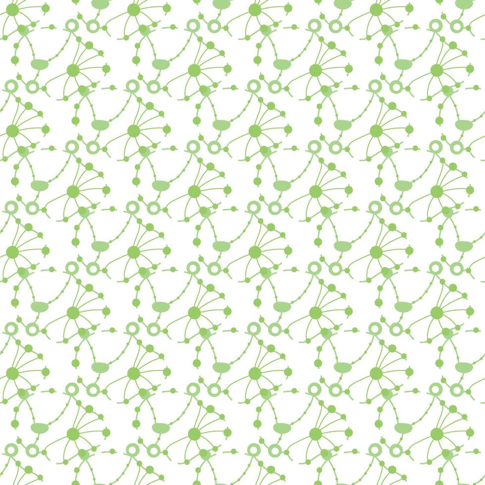 Seamless background with organic elements. Elegant minimal-style floral pattern perfect for contemporary designs. vector