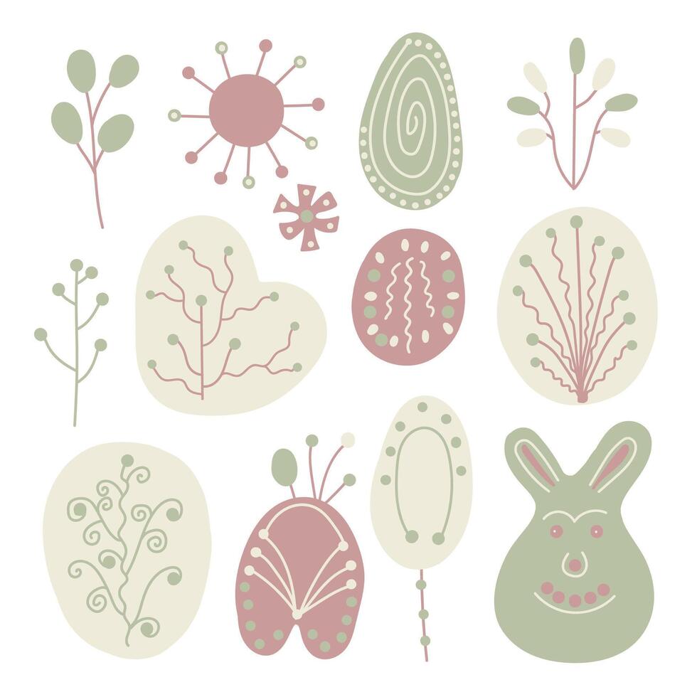 Whimsical and quirky design elements that add a fun, dreamlike touch to designs. vector