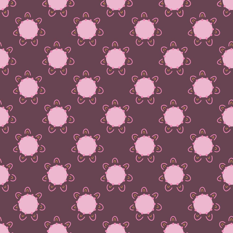 Seamless pattern with herbal elements. Floral texture. vector