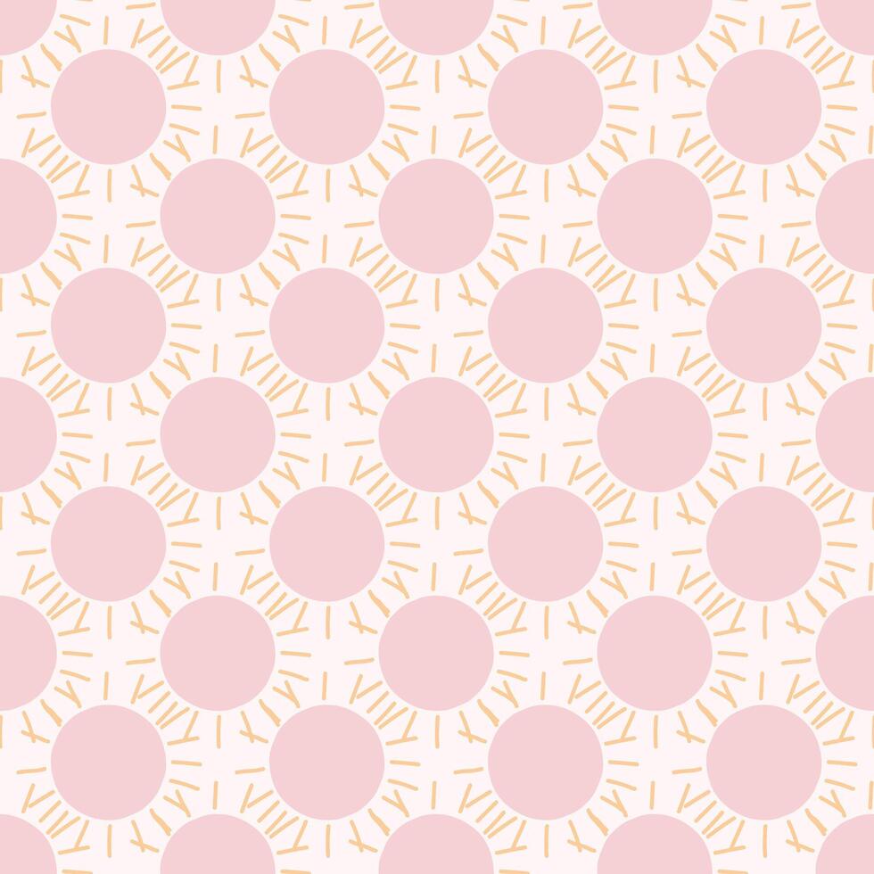 Seamless pattern in minimalist style. Stylish clean texture. vector