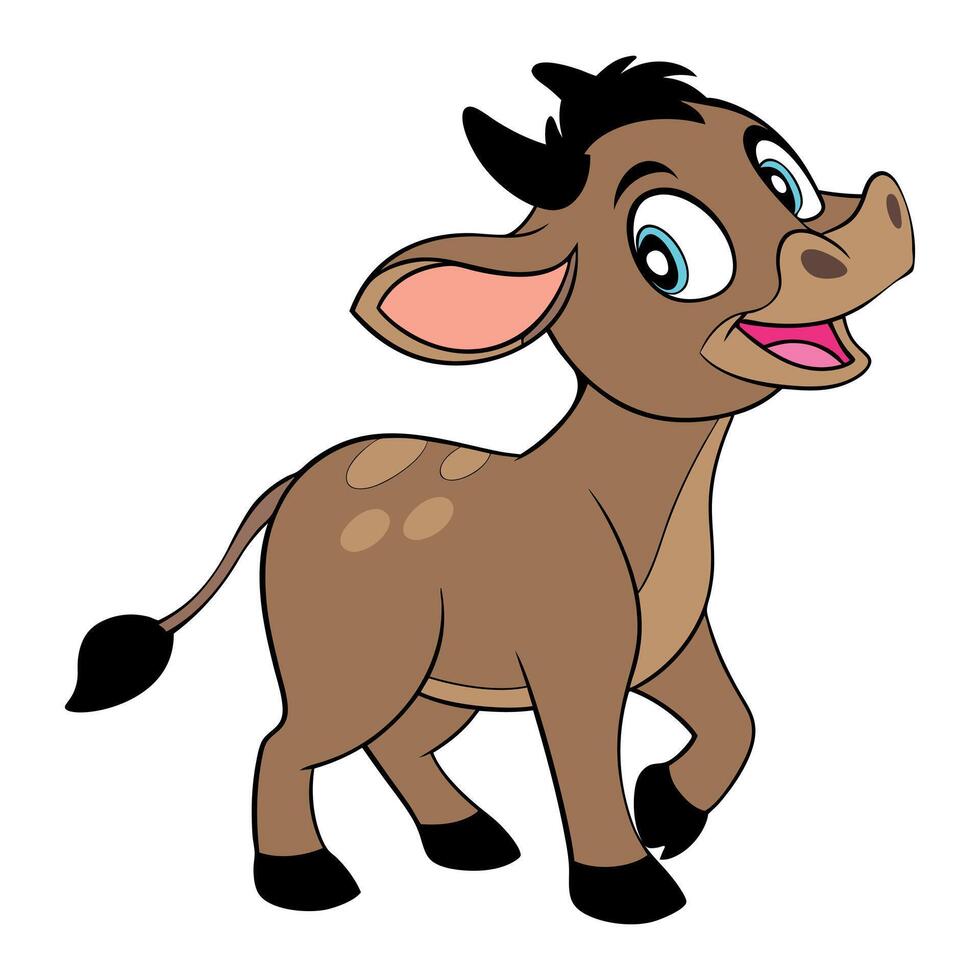 Calf design cartoon vector