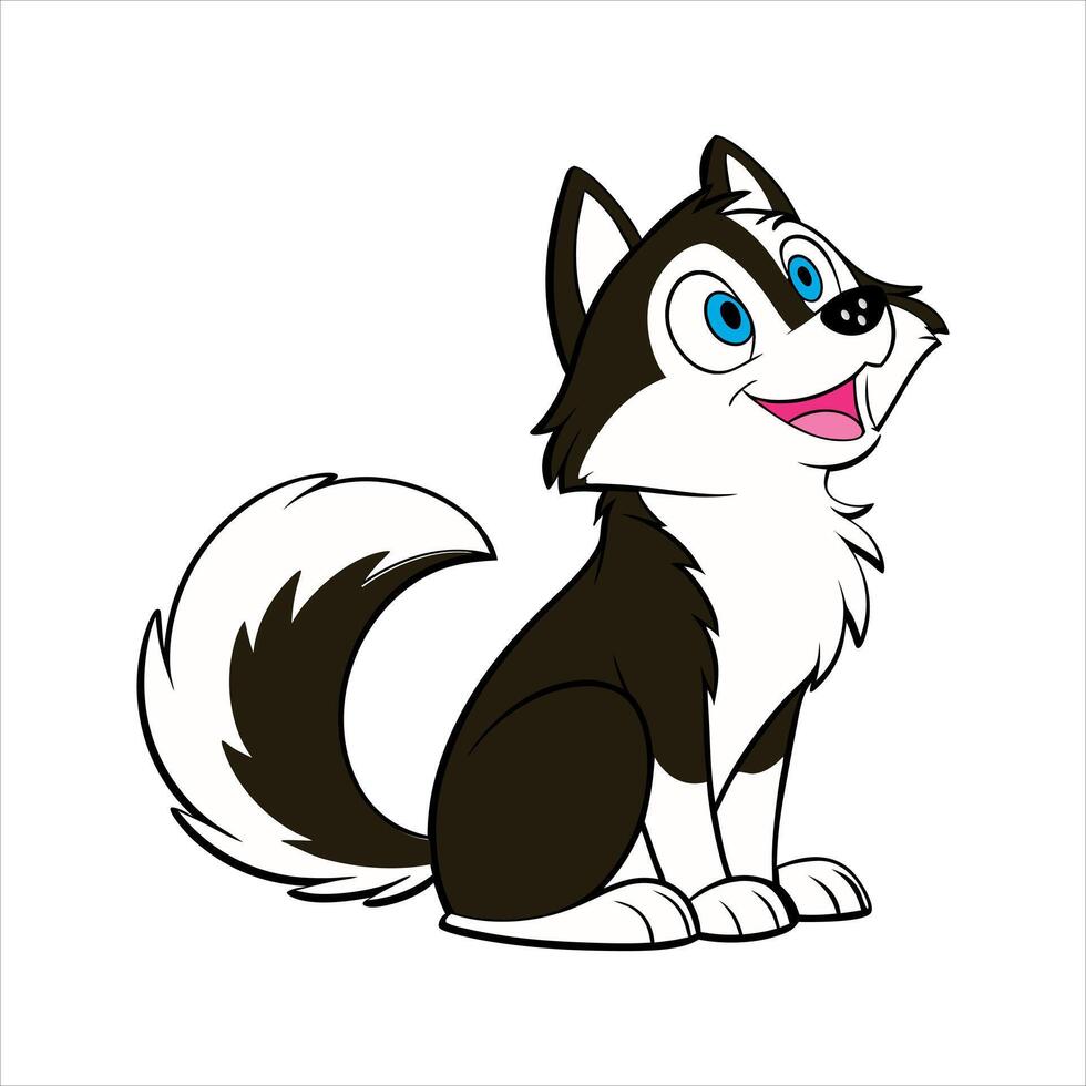 Fox cartoon design vector