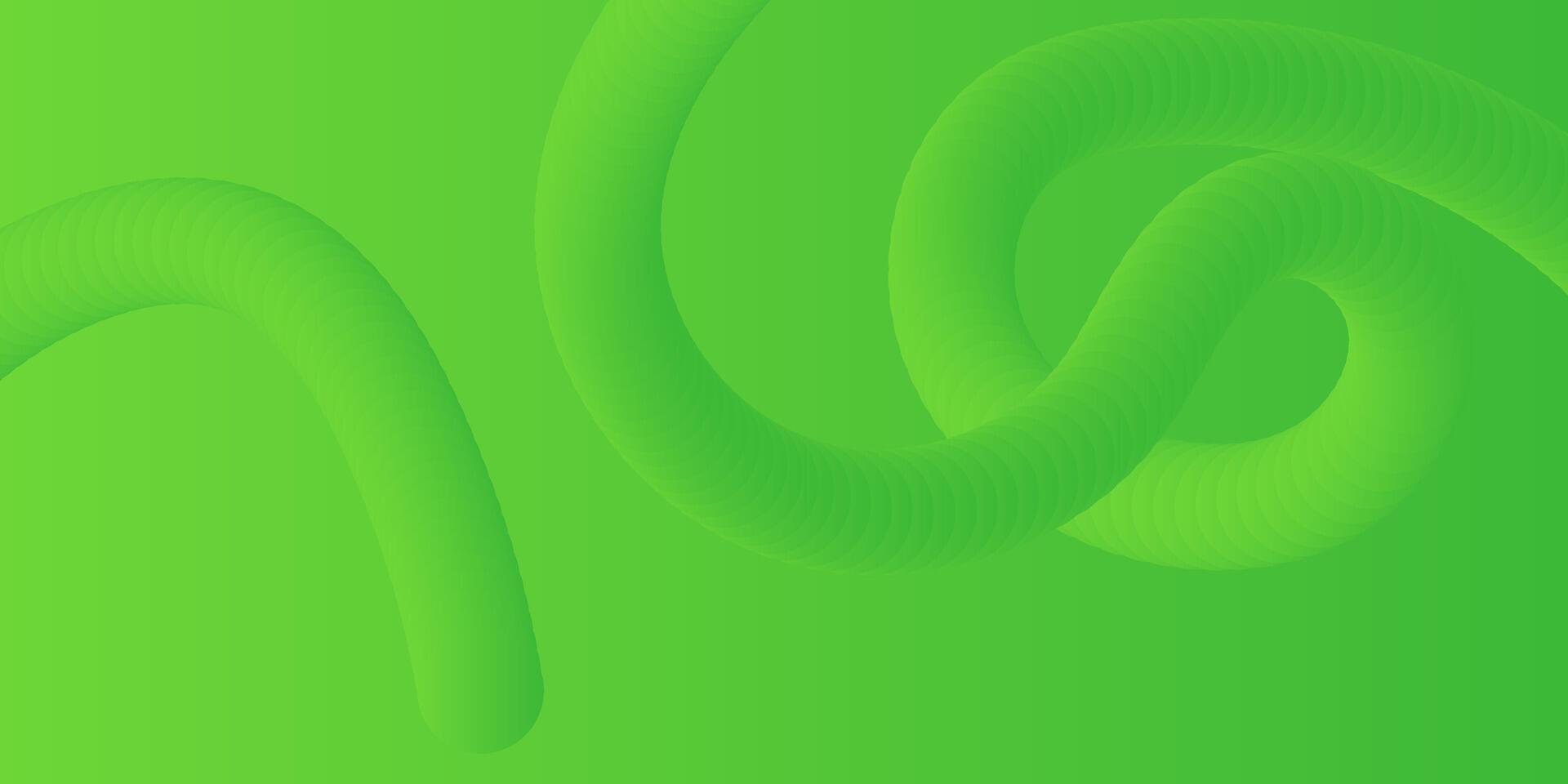 Abstract Green Curves Swirling, Flowing, Dynamic, Organic, Modern, 3D, Design, Background, Texture, vector