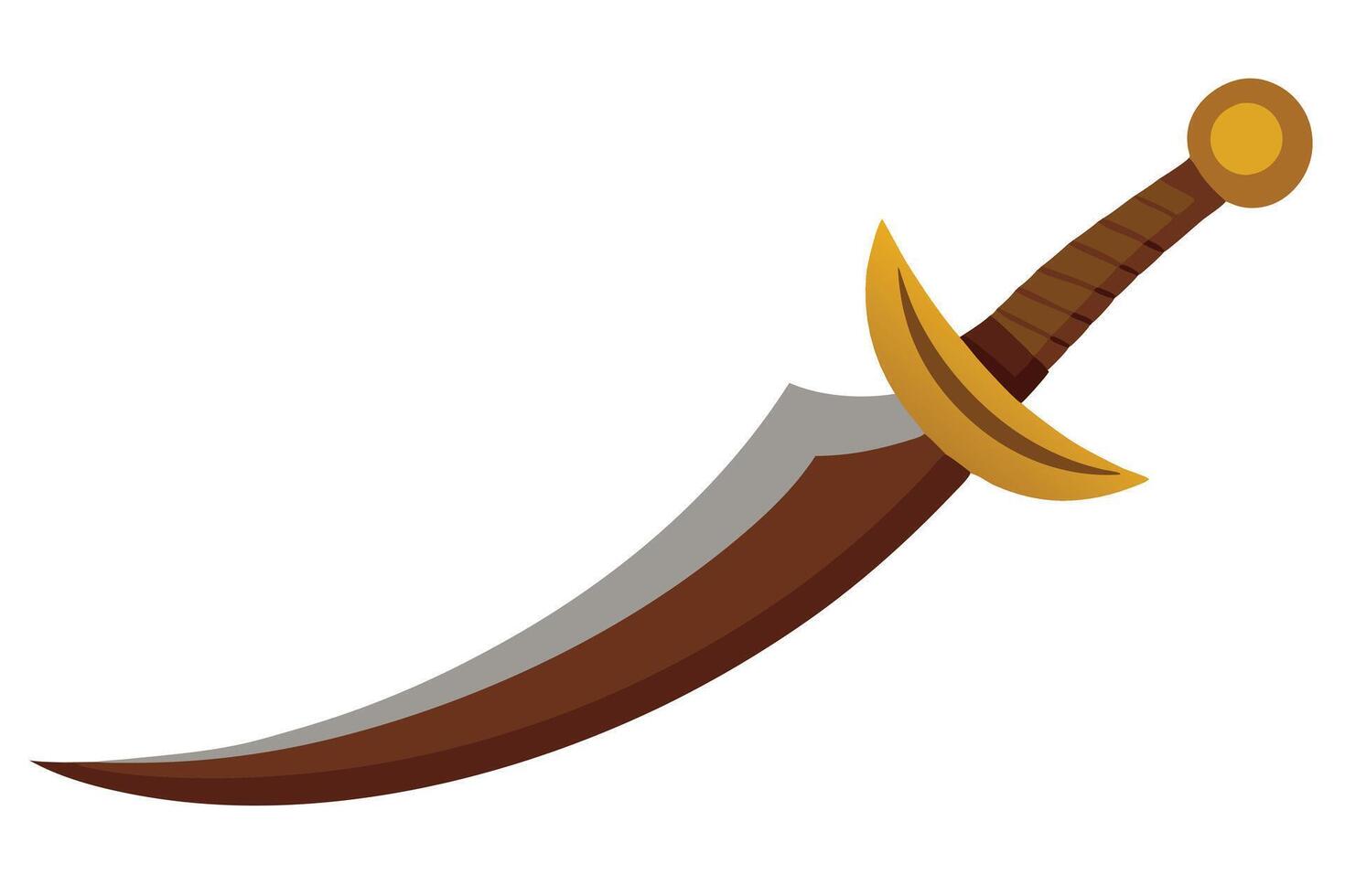 Illustration of a Decorative Dagger vector