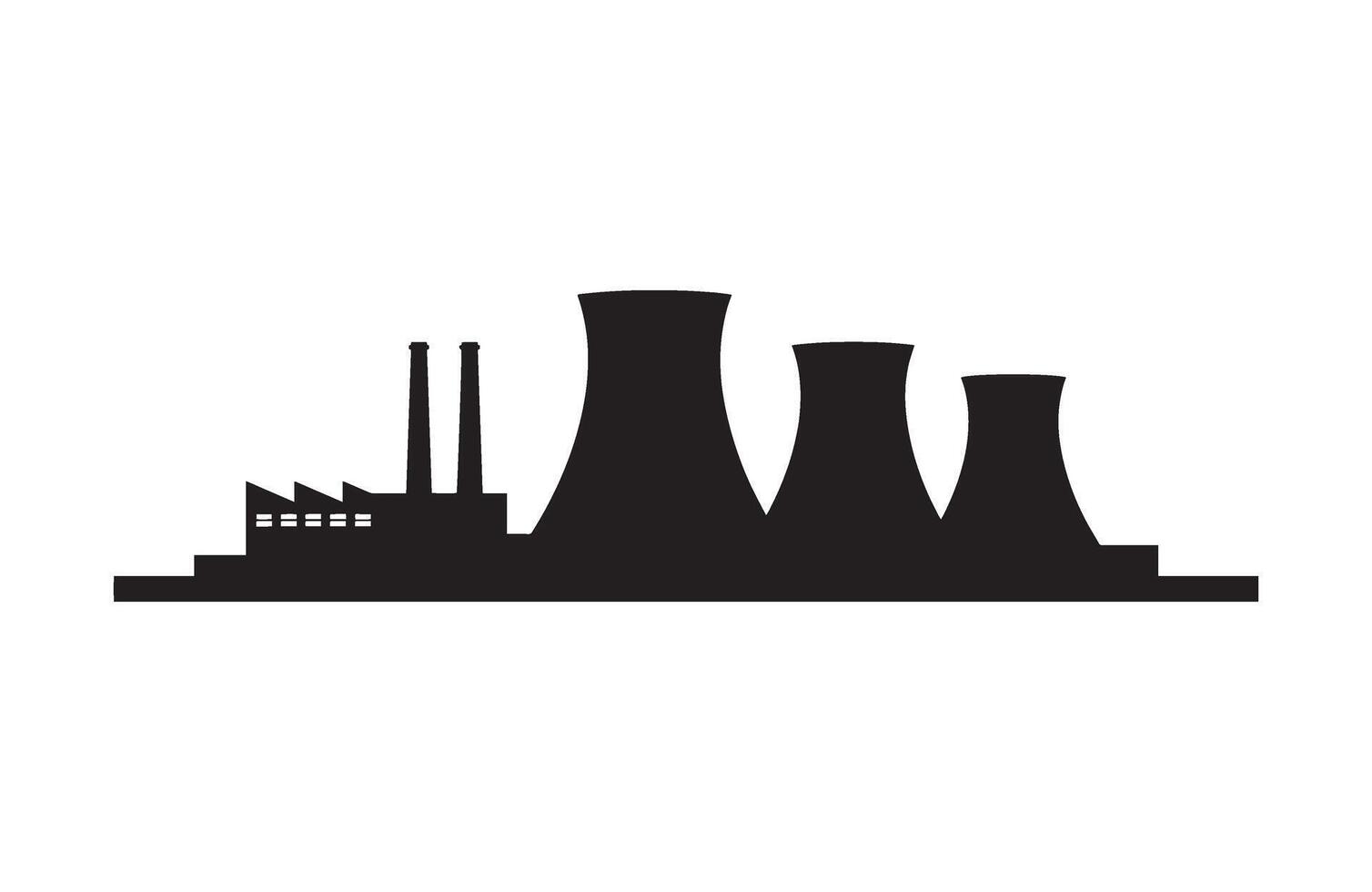 Fossil Fuel Power Factory Pollution Energy Emission vector