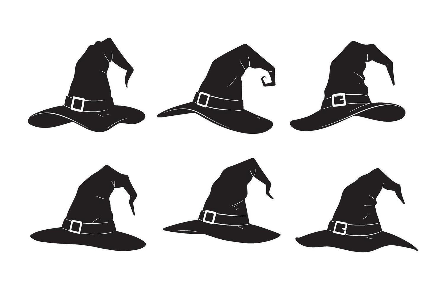 Gothic Witch Hat Spooky Artwork vector