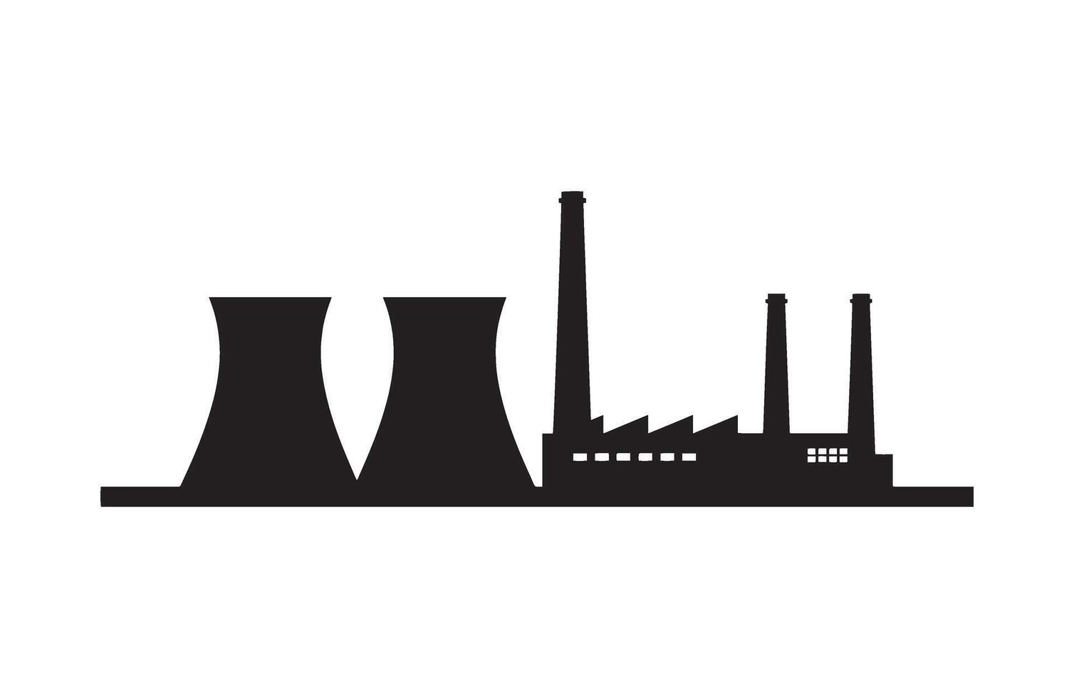 Carbon Footprint Power Factory Air Pollution Energy vector