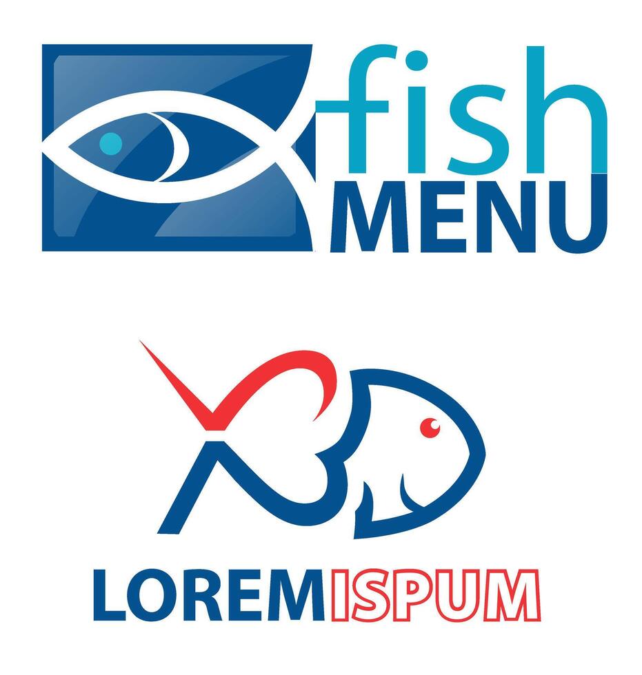 fish symbols element vector