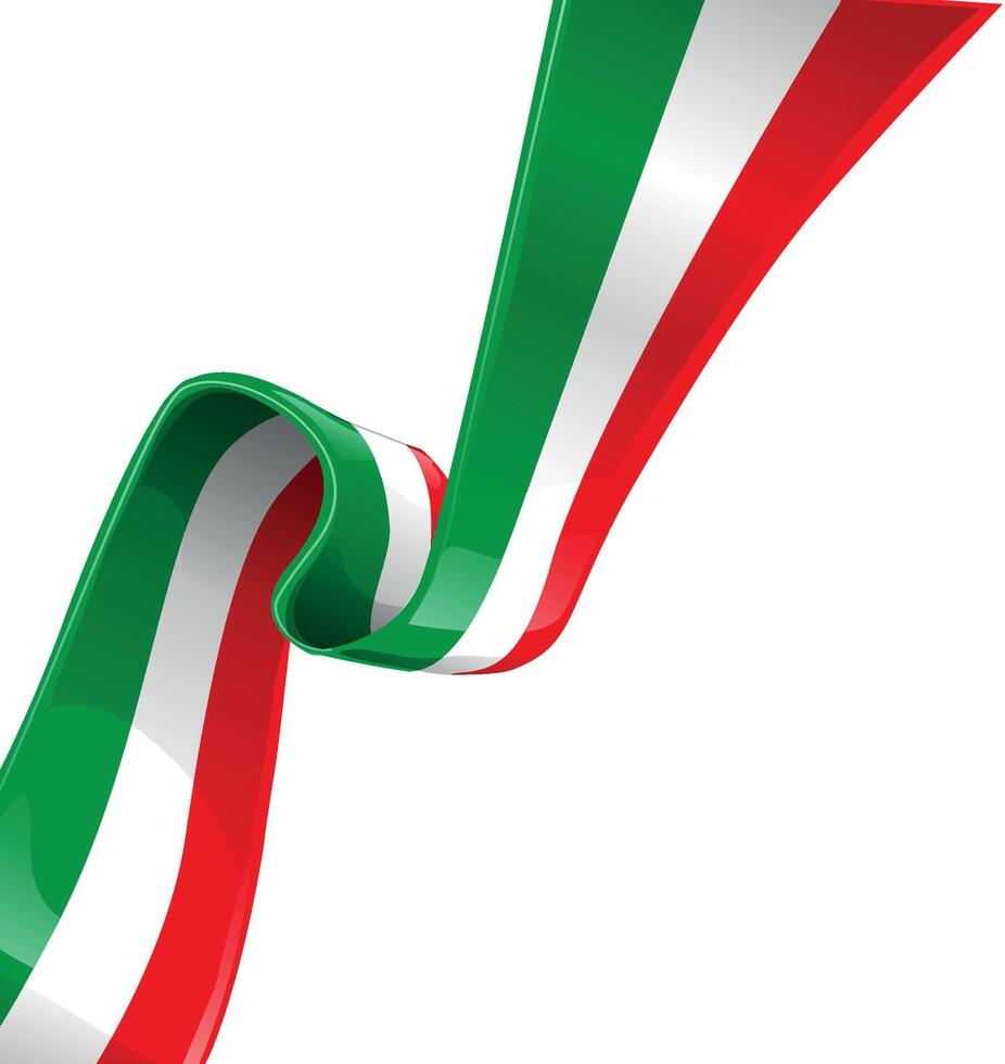 italian background with flag vector