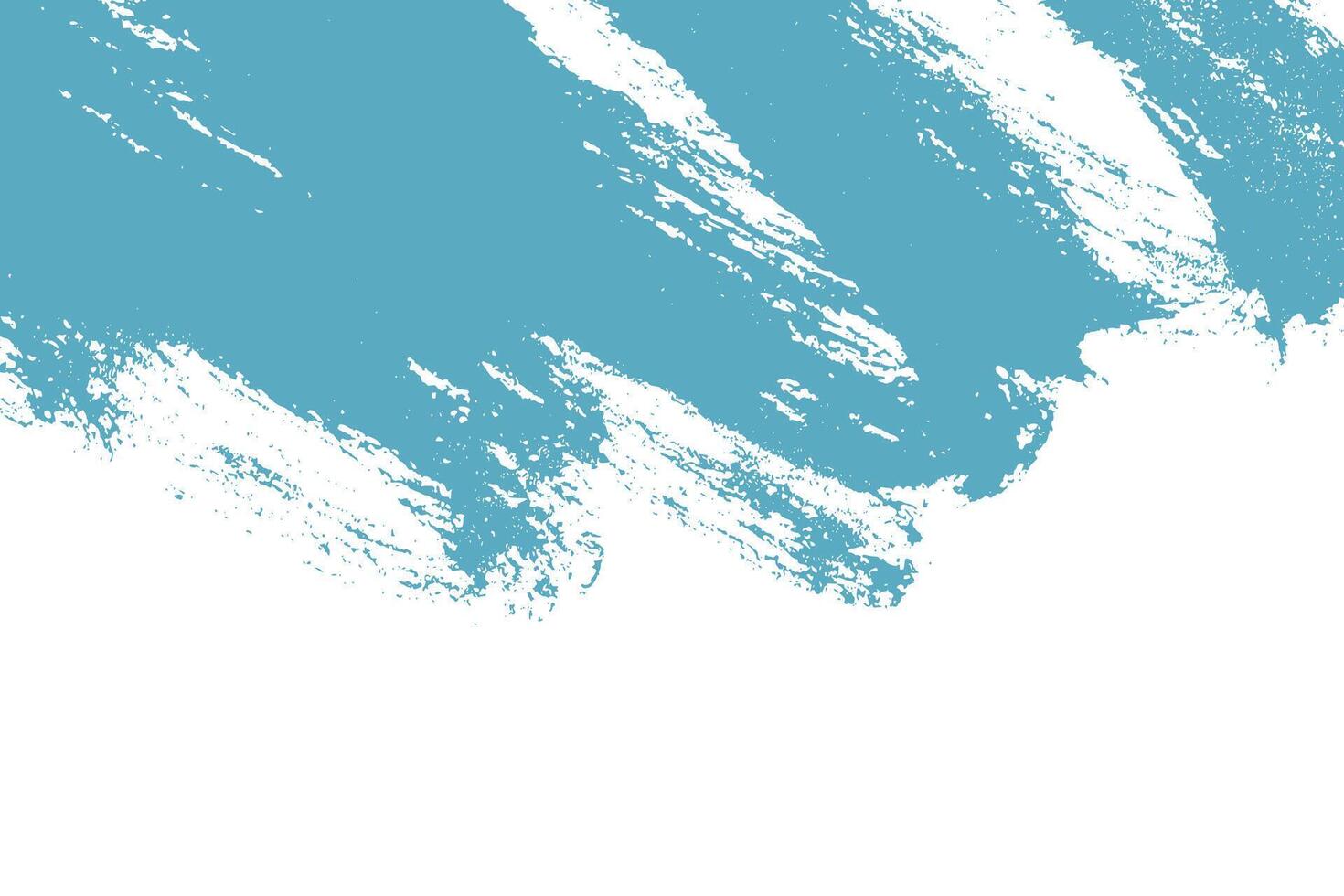 Blue grunge bold paint brush background. Grunge paint smear texture, creative banner template with space for text for presentations, cover, ad, website, poster, card. Blue and white design vector
