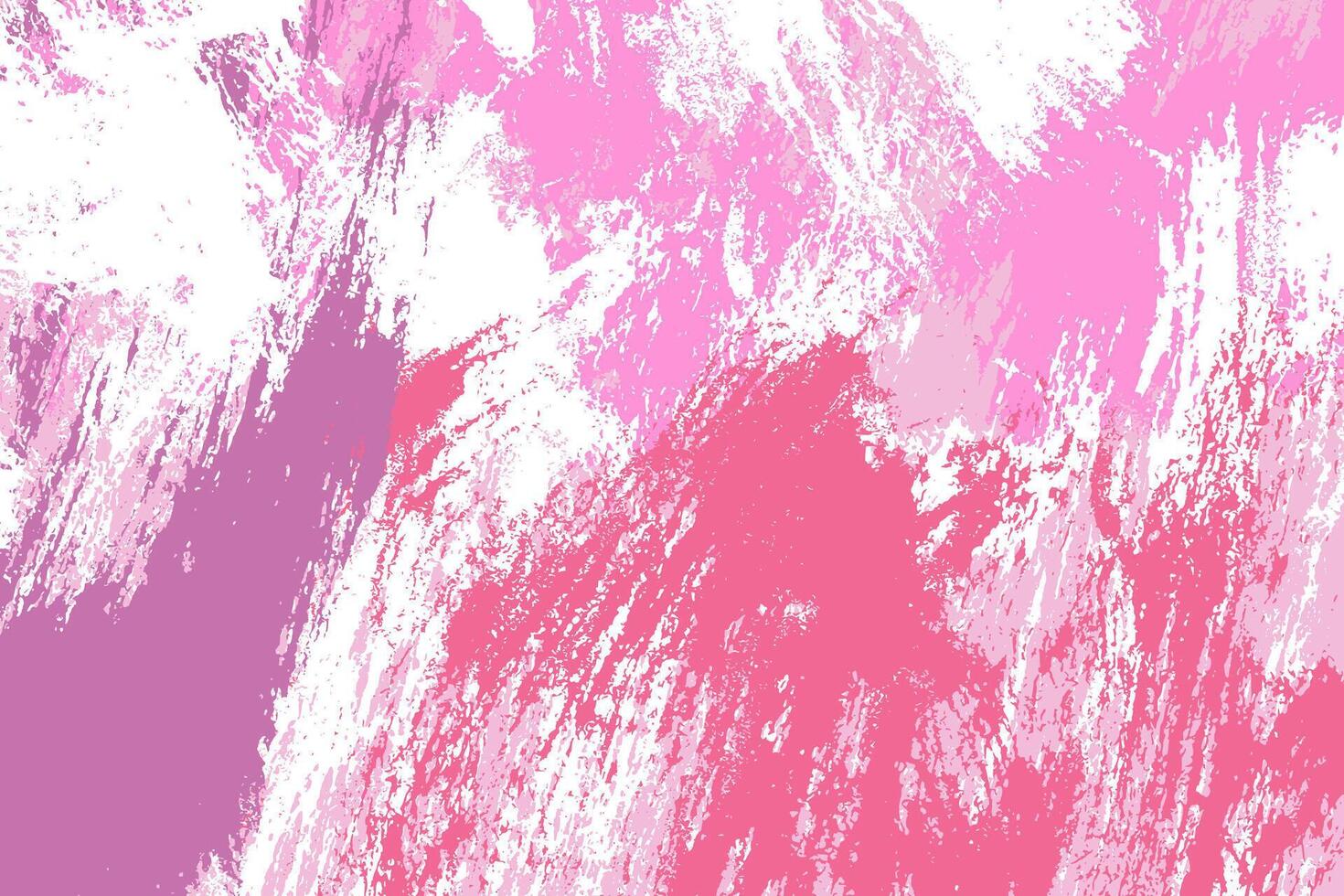 Pink and White Grunge Brush Stroke Design. Grainy modern paint smear texture for presentations, cover, ad, website, poster, card vector