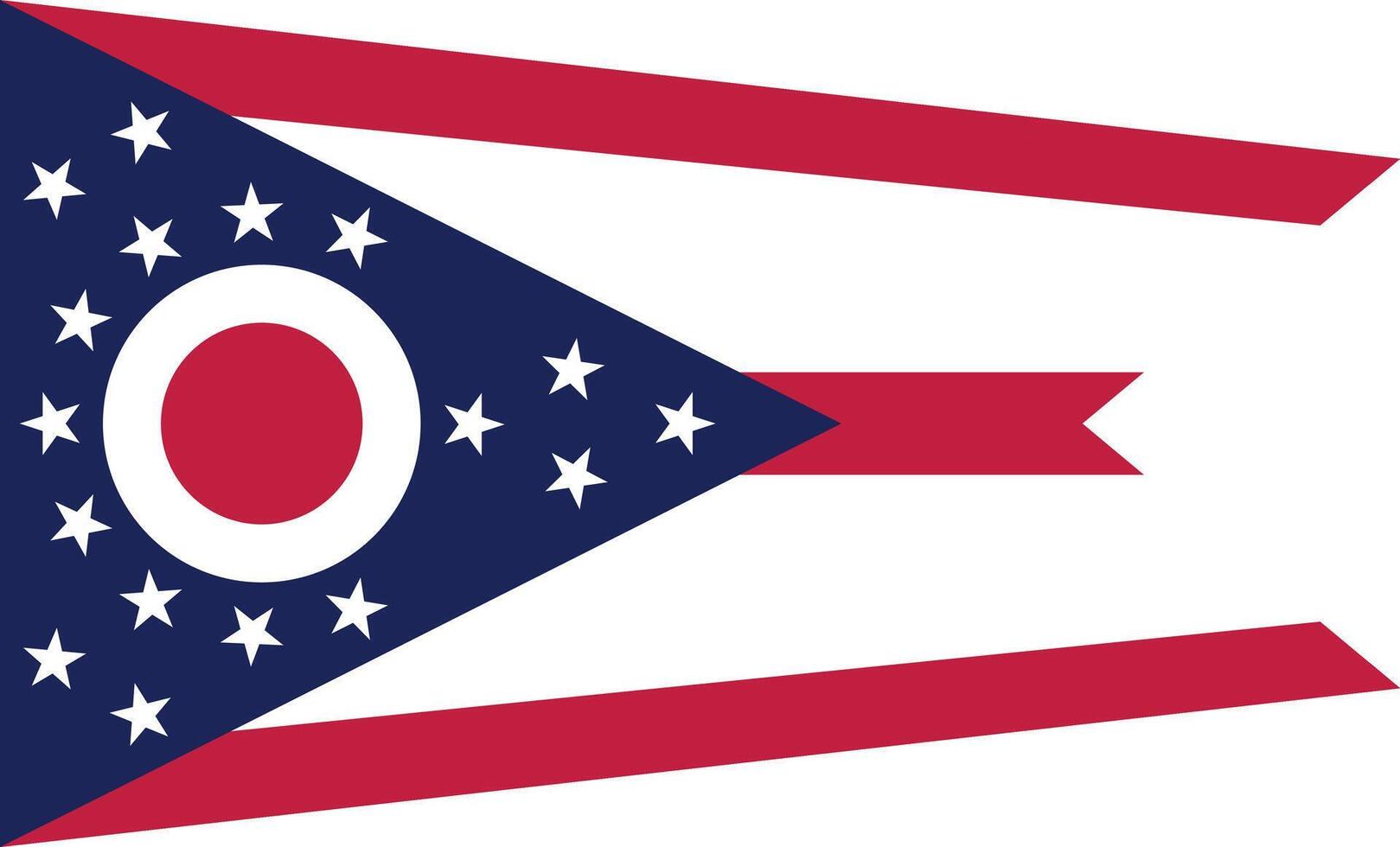 Ohio Map Stock Image. vector