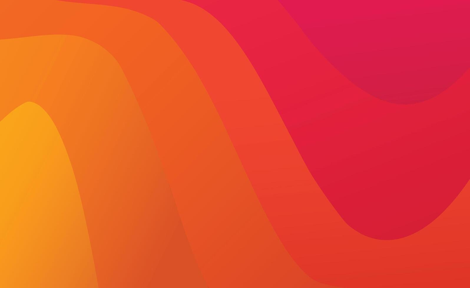 orange shaded wavy abstract background vector