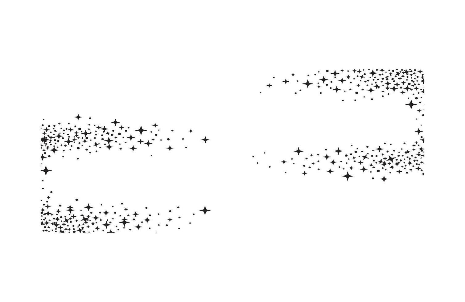 Modern Shooting Starry Sprinkle Streak vector