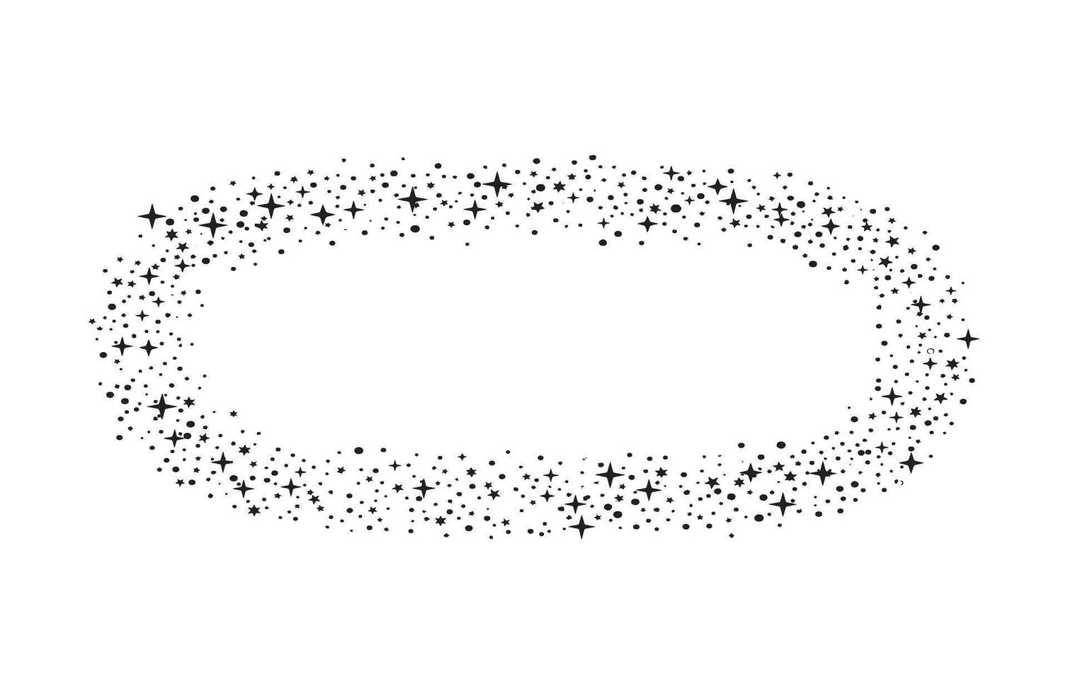 Starry Sprinkle Shooting Night Streak vector