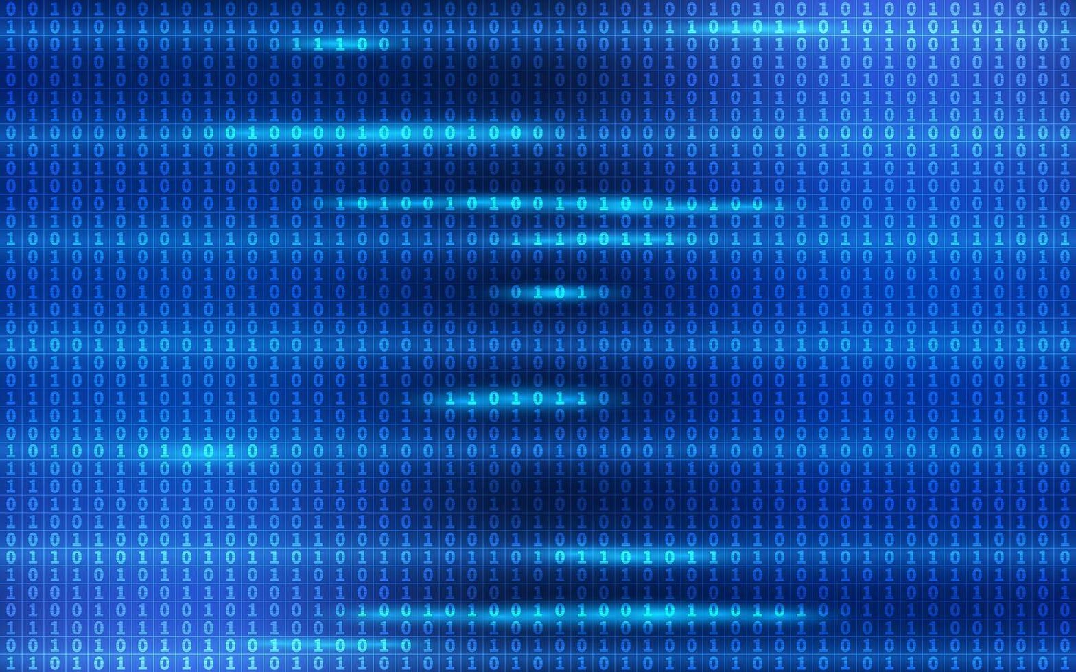 Code technology data stream abstract background matrix computer information vector